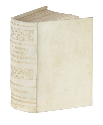  Crescenzi Pietro (de) : Pietro Crescentio tradotto nouamente per M. Francesco Sansouino nel quale si trattano le cose della villa con le figure delle herbe poste nel fine.  - Asta Libri, autografi e manoscritti - Libreria Antiquaria Gonnelli - Casa d'Aste - Gonnelli Casa d'Aste