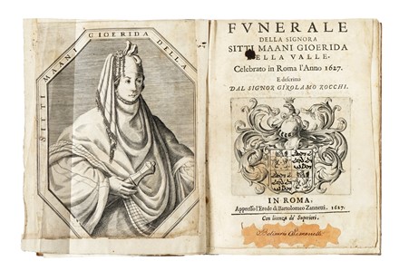  Rocchi Girolamo : Funerale della signora Sitti Maani Gioerida Della Valle... Religione, Architettura  - Auction Books, Autographs and Manuscripts - Libreria Antiquaria Gonnelli - Casa d'Aste - Gonnelli Casa d'Aste