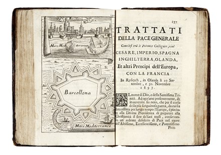 Raguaglio historico di quanto e' seguito doppo la Pace di Nimega nelle guerre intraprese dal Re Christianissimo Luigi XIV con li principi collegati insino alla conclusione della Pace Generale publicata nel Congresso di Rysvuich l'Anno 1697...  - Asta Libri, autografi e manoscritti - Libreria Antiquaria Gonnelli - Casa d'Aste - Gonnelli Casa d'Aste