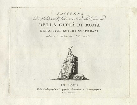  Giovanni Battista Cipriani  (Firenze, 1727 - Hammersmith, 1785), Francesco Morelli  (1768), Antonio Giuseppe Barbazza  (Roma, 1722) : Raccolta di Num.� 320 Vedute s� antiche, che moderne della citt� di Roma e di alcuni luoghi suburbani Incise a bulino in N.� 80 rami.  - Auction Arte Antica, Moderna e Contemporanea [parte I] - Libreria Antiquaria Gonnelli - Casa d'Aste - Gonnelli Casa d'Aste