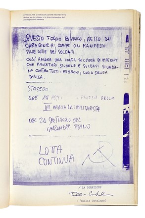  Agnetti Vincenzo : S.p.A. 12.5.1972 - 15.5.1975. Arte  Maurizio Nannucci  - Auction Books, Autographs and Manuscripts - Libreria Antiquaria Gonnelli - Casa d'Aste - Gonnelli Casa d'Aste