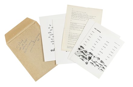 Lotto di 23 opere di poesia visiva e concreta. Libro d'Artista, Arte, Cataloghi di arte, Collezionismo e Bibliografia, Arte  Giuliano Della Casa  (Modena, 1942), Gregorio Scalise, G�rard Duchene, Michele Perfetti, Bob Cobbing  - Auction Books, Autographs and Manuscripts - Libreria Antiquaria Gonnelli - Casa d'Aste - Gonnelli Casa d'Aste