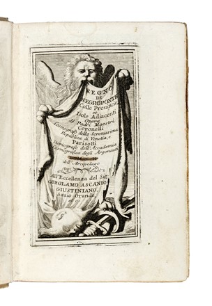  Coronelli Vincenzo Maria : [Historia del regno di Negroponte, e sue isole adiacenti...].  - Asta Libri, autografi e manoscritti - Libreria Antiquaria Gonnelli - Casa d'Aste - Gonnelli Casa d'Aste