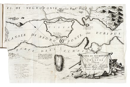  Coronelli Vincenzo Maria : [Historia del regno di Negroponte, e sue isole adiacenti...].  - Asta Libri, autografi e manoscritti - Libreria Antiquaria Gonnelli - Casa d'Aste - Gonnelli Casa d'Aste