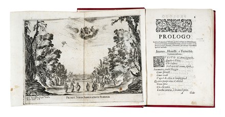  Coppola Giovanni Carlo : Le nozze degli Dei, favola [...] rappresentata in musica in Firenze nelle reali nozze de Serenis.mi Gran Duchi di Toschana Ferdinando II. e Vittoria principessa d'Urbino. Figurato, Feste - Folklore - Giochi - Sport, Collezionismo e Bibliografia  Francesco Rondinelli, Stefano Della Bella  (Firenze, 1610 - 1664)  - Auction Books, Autographs and Manuscripts - Libreria Antiquaria Gonnelli - Casa d'Aste - Gonnelli Casa d'Aste