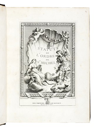 Statuts de l'Ordre de St. Michel.  - Asta Libri, autografi e manoscritti - Libreria Antiquaria Gonnelli - Casa d'Aste - Gonnelli Casa d'Aste