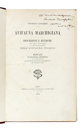 Ornitogonia ovvero la cova de' Canarj per facilitarne la moltiplicazione, educarli, e mantenerli sani. Uccelli, Scienze naturali, Caccia e pesca, Scienze naturali, Feste - Folklore - Giochi - Sport  Vincenzo Gasparini  - Auction Books, Autographs and Manuscripts - Libreria Antiquaria Gonnelli - Casa d'Aste - Gonnelli Casa d'Aste