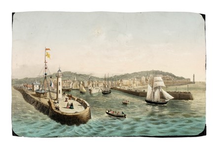  Louis Le Breton  (Douarnenez, 1818 - Parigi, 1866) : 2eme Vue de Boston.  - Auction Arte Antica, Moderna e Contemporanea [parte I] - Libreria Antiquaria Gonnelli - Casa d'Aste - Gonnelli Casa d'Aste
