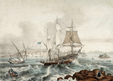  Louis Le Breton  (Douarnenez, 1818 - Parigi, 1866) : 2eme Vue de Boston.  - Auction Arte Antica, Moderna e Contemporanea [parte I] - Libreria Antiquaria Gonnelli - Casa d'Aste - Gonnelli Casa d'Aste