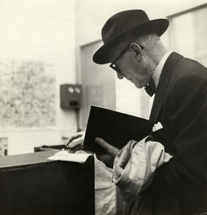  Gianni Piccione : Le Corbusier se moque du Spoutnik.  Le Corbusier [pseud. di Jeanneret-Gris Charles-Edouard]  (La Chaux-de-Fonds, 1887 - Roccabruna, 1965)  - Asta Arte Antica, Moderna e Contemporanea [parte II] - Libreria Antiquaria Gonnelli - Casa d'Aste - Gonnelli Casa d'Aste