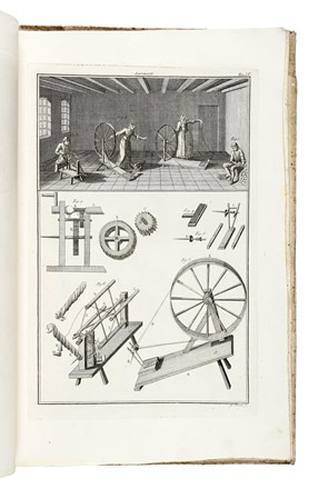  Duhamel du Monceau Henri Louis : Il Lanaiuolo ovvero l'arte di fabbricare i panni di lana [...] tradotto dal francese con note.  Giacomo Paolo Lelorgne  - Asta Libri, autografi e manoscritti - Libreria Antiquaria Gonnelli - Casa d'Aste - Gonnelli Casa d'Aste
