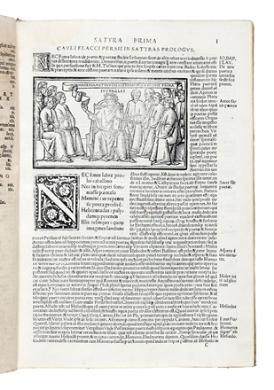  Persius Flaccus Aulus : Opus emendatum. Interpretantibus Ioanne Baptista Plautio. Classici, Letteratura classica, Figurato, Letteratura, Letteratura, Collezionismo e Bibliografia  Giovanni Battista Plauzio  - Auction Books, Autographs and Manuscripts - Libreria Antiquaria Gonnelli - Casa d'Aste - Gonnelli Casa d'Aste