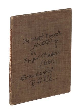  Bacon Roger, Bungay Thomas : The Most Famous History of the Learned Fryer Bacon... Letteratura inglese, Letteratura  - Auction Books, Autographs and Manuscripts - Libreria Antiquaria Gonnelli - Casa d'Aste - Gonnelli Casa d'Aste