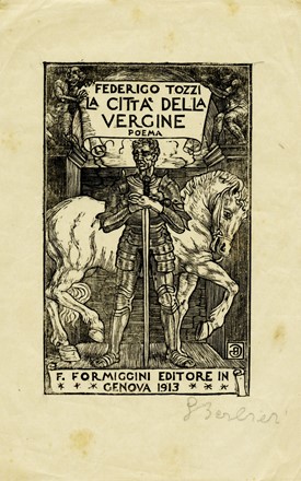  Gino Barbieri  (Cesena, 1885 - Monte Zomo, 1917) : Lotto composto 4 incisioni.  - Auction Old Masters, Modern and Contemporary Art - Libreria Antiquaria Gonnelli - Casa d'Aste - Gonnelli Casa d'Aste