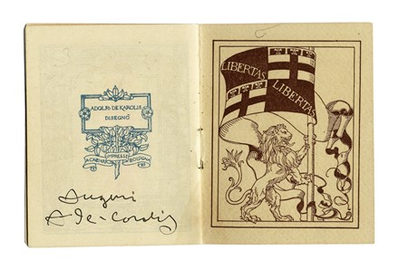  Adolfo De Carolis  (Montefiore dell'Aso, 1874 - Roma, 1928) : Lotto composto di 3 incisioni.  Dante De Carolis  (Acquaviva Picena, 1890 - Bologna, 1975)  - Auction Old Masters, Modern and Contemporary Art - Libreria Antiquaria Gonnelli - Casa d'Aste - Gonnelli Casa d'Aste