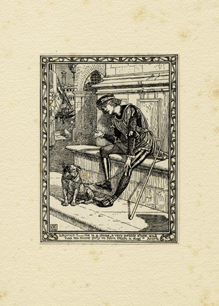  Walter Crane  (Liverpool, 1845 - Horsham, 1915) : Eight illustrations to Shakespeare's Two Gentlemen Of Verona by Walter Crane.  - Auction Old Masters, Modern and Contemporary Art - Libreria Antiquaria Gonnelli - Casa d'Aste - Gonnelli Casa d'Aste