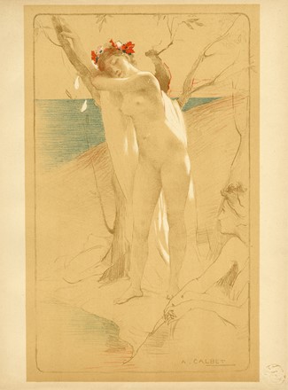  Autori vari : Lotto composto di 9 incisioni da L'Estampe Moderne.  Th�ophile Alexandre Steinlen  (Losanna, 1859 - Parigi, 1923), Eug�ne J�r�me Auguste Roedel  (Paris, 1859 - 1900), �tienne Dinet, Auguste Donnay  (Liegi, 1862 - Jette-Saint-Pierre, 1921), �mile Berchmans  (Liegi, 1867 - Bruxelles, 1947), Antoine Calbet  (Francia, 1860 - 1944), Henri Gabriel Ibels  (Parigi, 1867 - 1914), Andr� Louis Armand Rassenfosse  (Liegi, 1862 - 1934)  - Auction Old Masters, Modern and Contemporary Art - Libreria Antiquaria Gonnelli - Casa d'Aste - Gonnelli Casa d'Aste