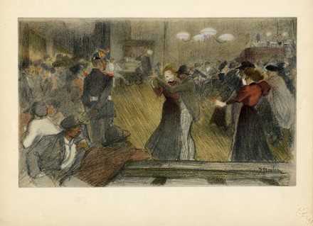  Autori vari : Lotto composto di 9 incisioni da L'Estampe Moderne.  Th�ophile Alexandre Steinlen  (Losanna, 1859 - Parigi, 1923), Eug�ne J�r�me Auguste Roedel  (Paris, 1859 - 1900), �tienne Dinet, Auguste Donnay  (Liegi, 1862 - Jette-Saint-Pierre, 1921), �mile Berchmans  (Liegi, 1867 - Bruxelles, 1947), Antoine Calbet  (Francia, 1860 - 1944), Henri Gabriel Ibels  (Parigi, 1867 - 1914), Andr� Louis Armand Rassenfosse  (Liegi, 1862 - 1934)  - Auction Old Masters, Modern and Contemporary Art - Libreria Antiquaria Gonnelli - Casa d'Aste - Gonnelli Casa d'Aste