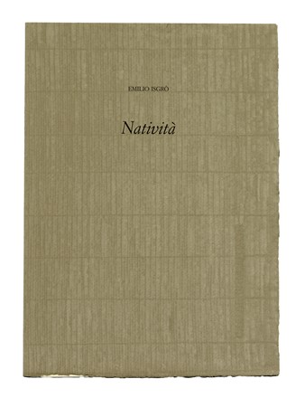  Emilio Isgr�  (Barcellona Pozzo di Gotto, 1937) : Nativit�.  - Auction Old Masters, Modern and Contemporary Art - Libreria Antiquaria Gonnelli - Casa d'Aste - Gonnelli Casa d'Aste
