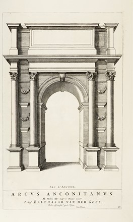  Johannes Blaeu  (Alkmaar, 1596 - Amsterdam, 1673), Pierre Mortier  (Leida,, 1661 - Amsterdam,, 1711) : Ancona. Ville de l'Etat de l'Eglise / Arcus Anconitanus.  - Auction Old Masters, Modern and Contemporary Art - Libreria Antiquaria Gonnelli - Casa d'Aste - Gonnelli Casa d'Aste