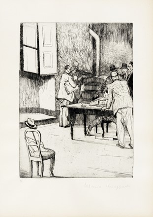  Francesco Chiappelli  (Pistoia, 1890 - Firenze, 1947) : Gli Avvocati.  - Auction Old Masters, Modern and Contemporary Art - Libreria Antiquaria Gonnelli - Casa d'Aste - Gonnelli Casa d'Aste