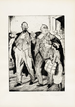  Francesco Chiappelli  (Pistoia, 1890 - Firenze, 1947) : Gli Avvocati.  - Auction Old Masters, Modern and Contemporary Art - Libreria Antiquaria Gonnelli - Casa d'Aste - Gonnelli Casa d'Aste