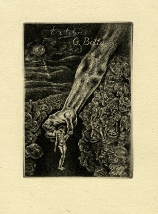  Michel Fingesten  (Buczkowitz, 1883 - Cerisano, 1943) : Lotto composto di 5 ex libris.  - Auction Old Masters, Modern and Contemporary Art - Libreria Antiquaria Gonnelli - Casa d'Aste - Gonnelli Casa d'Aste