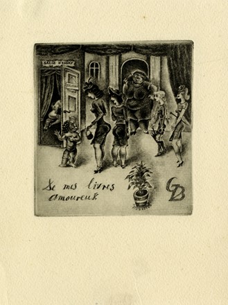  Michel Fingesten  (Buczkowitz, 1883 - Cerisano, 1943) : Lotto composto di 6 ex libris.  - Auction Old Masters, Modern and Contemporary Art - Libreria Antiquaria Gonnelli - Casa d'Aste - Gonnelli Casa d'Aste