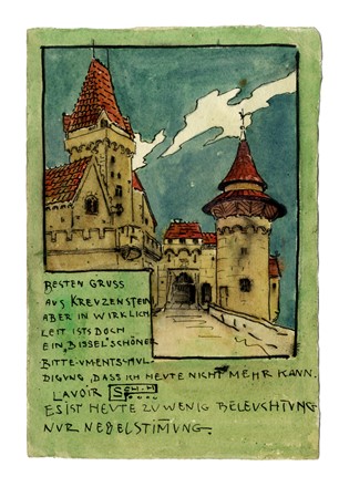 Hugo Scheyrer  (Wien, 1876 - 1965) : Lotto composto di 11 cartoline illustrate e 11 cartoline a stampa.  - Auction Old Masters, Modern and Contemporary Art - Libreria Antiquaria Gonnelli - Casa d'Aste - Gonnelli Casa d'Aste