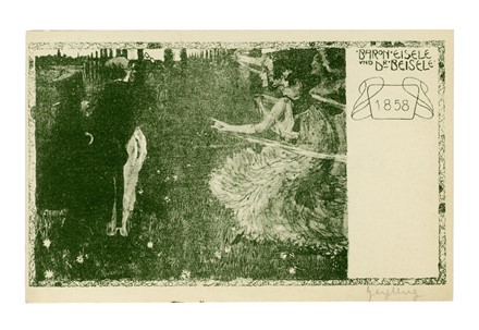  Hugo Scheyrer  (Wien, 1876 - 1965) : Lotto composto di 11 cartoline illustrate e 11 cartoline a stampa.  - Auction Old Masters, Modern and Contemporary Art - Libreria Antiquaria Gonnelli - Casa d'Aste - Gonnelli Casa d'Aste