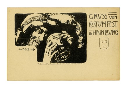  Hugo Scheyrer  (Wien, 1876 - 1965) : Lotto composto di 11 cartoline illustrate e 11 cartoline a stampa.  - Auction Old Masters, Modern and Contemporary Art - Libreria Antiquaria Gonnelli - Casa d'Aste - Gonnelli Casa d'Aste