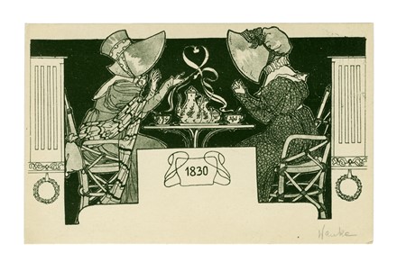  Hugo Scheyrer  (Wien, 1876 - 1965) : Lotto composto di 11 cartoline illustrate e 11 cartoline a stampa.  - Auction Old Masters, Modern and Contemporary Art - Libreria Antiquaria Gonnelli - Casa d'Aste - Gonnelli Casa d'Aste