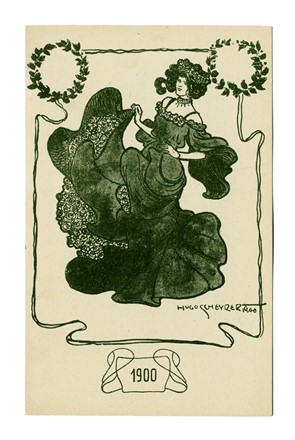  Hugo Scheyrer  (Wien, 1876 - 1965) : Lotto composto di 11 cartoline illustrate e 11 cartoline a stampa.  - Auction Old Masters, Modern and Contemporary Art - Libreria Antiquaria Gonnelli - Casa d'Aste - Gonnelli Casa d'Aste