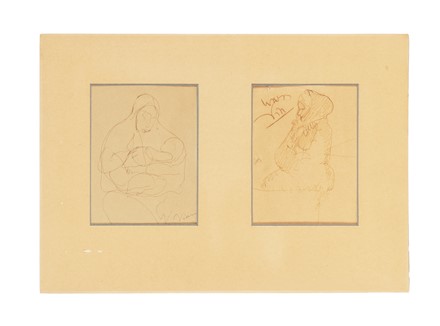  Lorenzo Viani  (Viareggio, 1882 - Ostia, 1936) : Lotto composto di 3 disegni.  - Auction Old Masters, Modern and Contemporary Art - Libreria Antiquaria Gonnelli - Casa d'Aste - Gonnelli Casa d'Aste