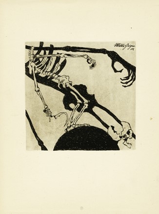  Willi Geiger  (Sch�nbrunn, 1878 - M�nchen, 1971) : Seele.  Franz Von Stuck  (Tettenweis, 1863 - Monaco di Baviera, 1928)  - Asta Asta di beneficenza. Dalla collezione di Franco Lucini. - Libreria Antiquaria Gonnelli - Casa d'Aste - Gonnelli Casa d'Aste