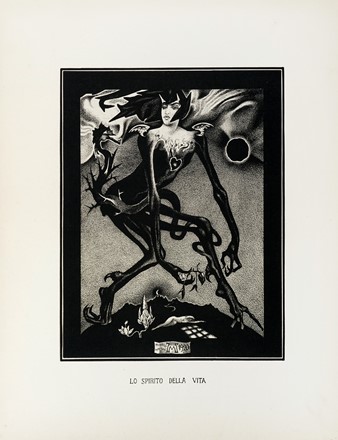  Alberto Martini  (Oderzo, 1876 - Milano, 1954) : Trentuna fantasie bizzarre e crudeli precedute dalla diabolica imagine di Niccol� Paganini e dall'autoritratto dell'uomo pallido.  - Asta Asta di beneficenza. Dalla collezione di Franco Lucini. - Libreria Antiquaria Gonnelli - Casa d'Aste - Gonnelli Casa d'Aste