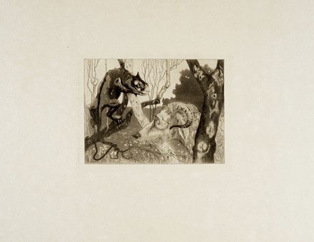  Wilhelm Doms  (1868 - Berlino, 1957) : Grotesken. Zw�lf Radierungen von Wilhelm Doms.  - Asta Asta di beneficenza. Dalla collezione di Franco Lucini. - Libreria Antiquaria Gonnelli - Casa d'Aste - Gonnelli Casa d'Aste