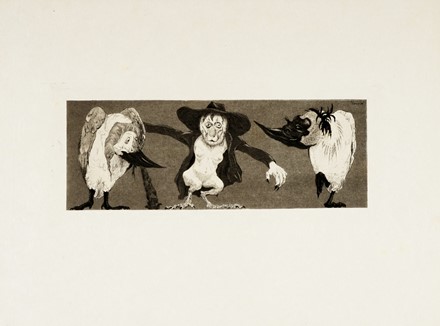  Wilhelm Doms  (1868 - Berlino, 1957) : Grotesken. Zw�lf Radierungen von Wilhelm Doms.  - Asta Asta di beneficenza. Dalla collezione di Franco Lucini. - Libreria Antiquaria Gonnelli - Casa d'Aste - Gonnelli Casa d'Aste