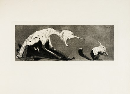  Wilhelm Doms  (1868 - Berlino, 1957) : Grotesken. Zw�lf Radierungen von Wilhelm Doms.  - Asta Asta di beneficenza. Dalla collezione di Franco Lucini. - Libreria Antiquaria Gonnelli - Casa d'Aste - Gonnelli Casa d'Aste