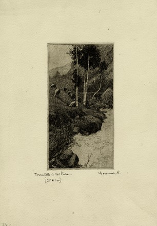  Mos� Bianchi  (Monza, 1840 - 1904) : Lotto composto di 3 incisioni.  Carlo Casanova  (Crema, 1871 - Quarna Sotto, 1950)  - Asta Arte Antica, Moderna e Contemporanea - Libreria Antiquaria Gonnelli - Casa d'Aste - Gonnelli Casa d'Aste