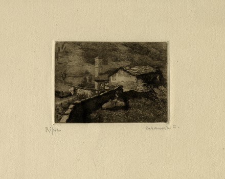  Mos� Bianchi  (Monza, 1840 - 1904) : Lotto composto di 3 incisioni.  Carlo Casanova  (Crema, 1871 - Quarna Sotto, 1950)  - Asta Arte Antica, Moderna e Contemporanea - Libreria Antiquaria Gonnelli - Casa d'Aste - Gonnelli Casa d'Aste