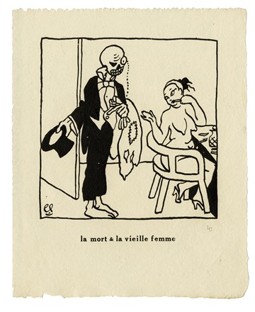  LaForge Lucien : La danse macabre � hans holbein, peintre au 16e si�cle.  Hans Holbein  - Asta Asta di beneficenza. Dalla collezione di Franco Lucini. - Libreria Antiquaria Gonnelli - Casa d'Aste - Gonnelli Casa d'Aste
