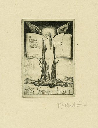  Martini Alberto : 15 ex libris di Alberto Martini.  - Asta Asta di beneficenza. Dalla collezione di Franco Lucini. - Libreria Antiquaria Gonnelli - Casa d'Aste - Gonnelli Casa d'Aste