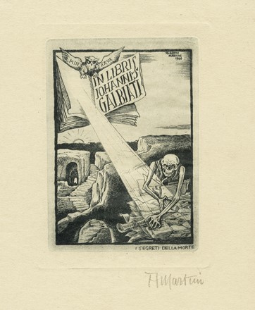  Martini Alberto : 15 ex libris di Alberto Martini.  - Asta Asta di beneficenza. Dalla collezione di Franco Lucini. - Libreria Antiquaria Gonnelli - Casa d'Aste - Gonnelli Casa d'Aste