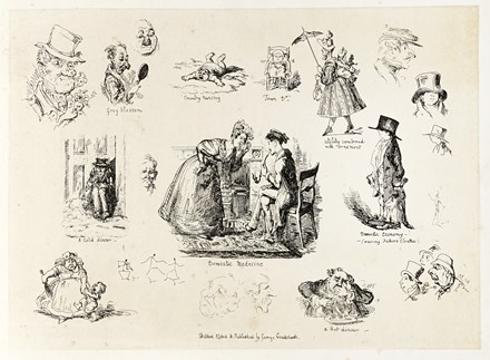  George Cruikshank : Volume 1 of my sketch book.  - Asta Asta di beneficenza. Dalla collezione di Franco Lucini. - Libreria Antiquaria Gonnelli - Casa d'Aste - Gonnelli Casa d'Aste