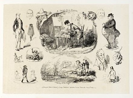  George Cruikshank : Volume 1 of my sketch book.  - Asta Asta di beneficenza. Dalla collezione di Franco Lucini. - Libreria Antiquaria Gonnelli - Casa d'Aste - Gonnelli Casa d'Aste