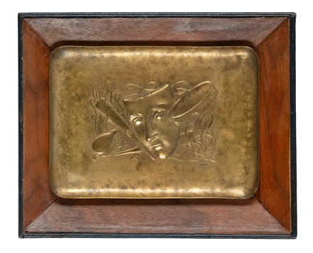  Autori vari : Lotto composto di 27 formelle, placchette, disegni e dipinti a tema ritrattistico.  - Asta Asta di beneficenza. Dalla collezione di Franco Lucini. - Libreria Antiquaria Gonnelli - Casa d'Aste - Gonnelli Casa d'Aste