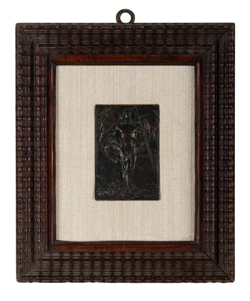  Autori vari : Lotto composto di 27 formelle, placchette, disegni e dipinti a tema ritrattistico.  - Asta Asta di beneficenza. Dalla collezione di Franco Lucini. - Libreria Antiquaria Gonnelli - Casa d'Aste - Gonnelli Casa d'Aste