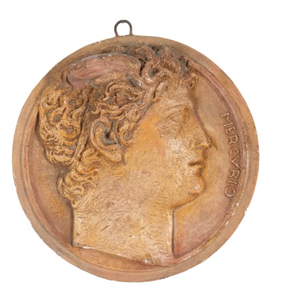  Autori vari : Lotto composto di 27 formelle, placchette, disegni e dipinti a tema ritrattistico.  - Asta Asta di beneficenza. Dalla collezione di Franco Lucini. - Libreria Antiquaria Gonnelli - Casa d'Aste - Gonnelli Casa d'Aste