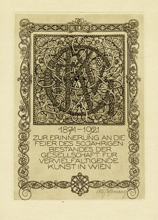  Alfred Cossmann  (Graz, 1870 - Vienna, 1951) : Lotto composto di 6 ex libris.  - Auction Old Masters, Modern and Contemporary Art - Libreria Antiquaria Gonnelli - Casa d'Aste - Gonnelli Casa d'Aste